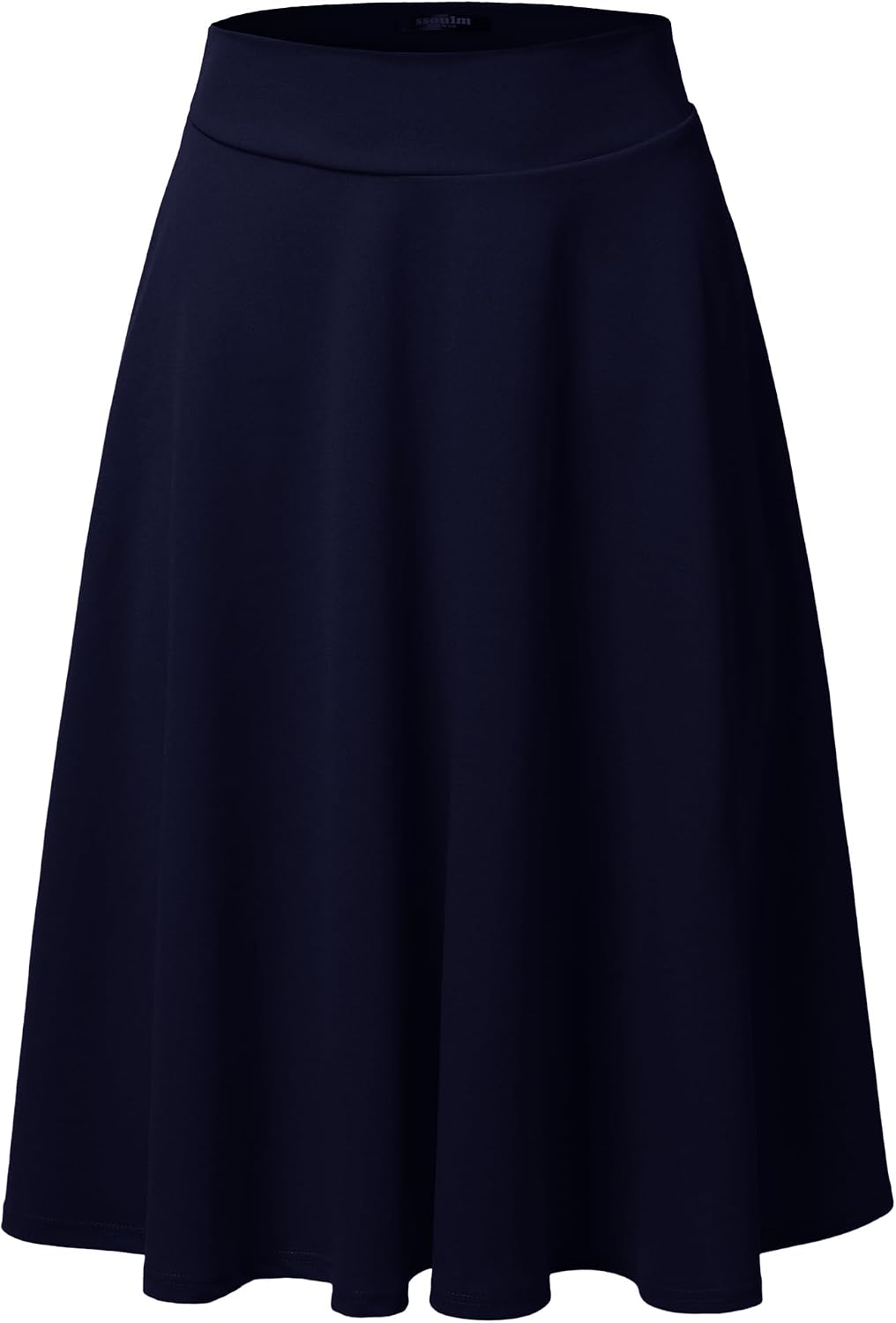 SSOULM stretch high-waist A-line midi skirt, photo 15 of 21