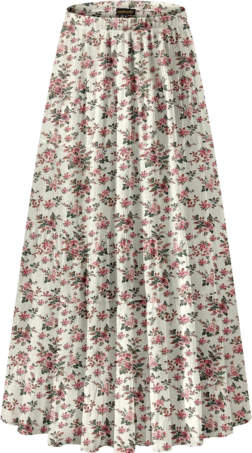 NASHALYLY pleated chiffon A-line maxi skirt, photo 33 of 54