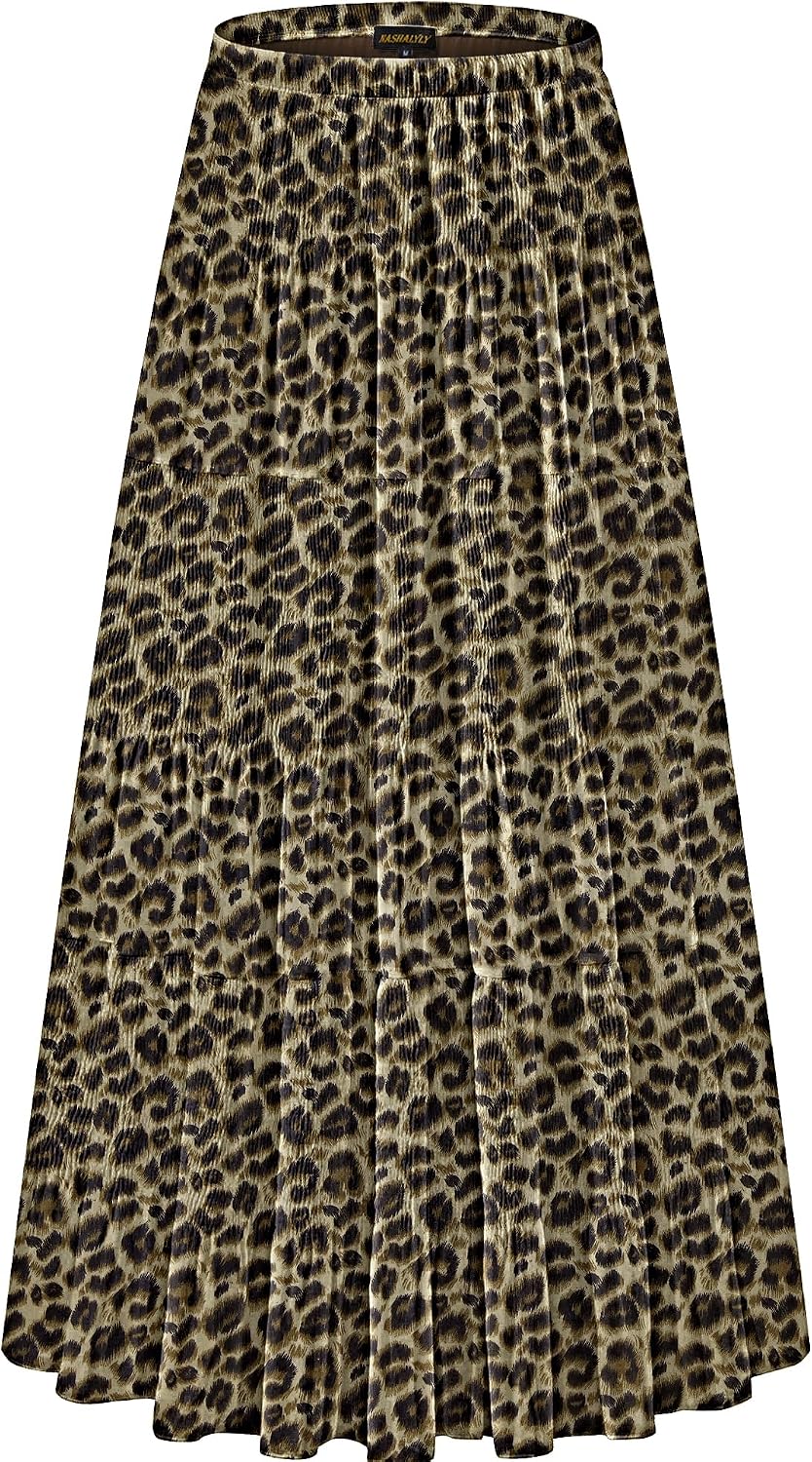 NASHALYLY pleated chiffon A-line maxi skirt, photo 19 of 54