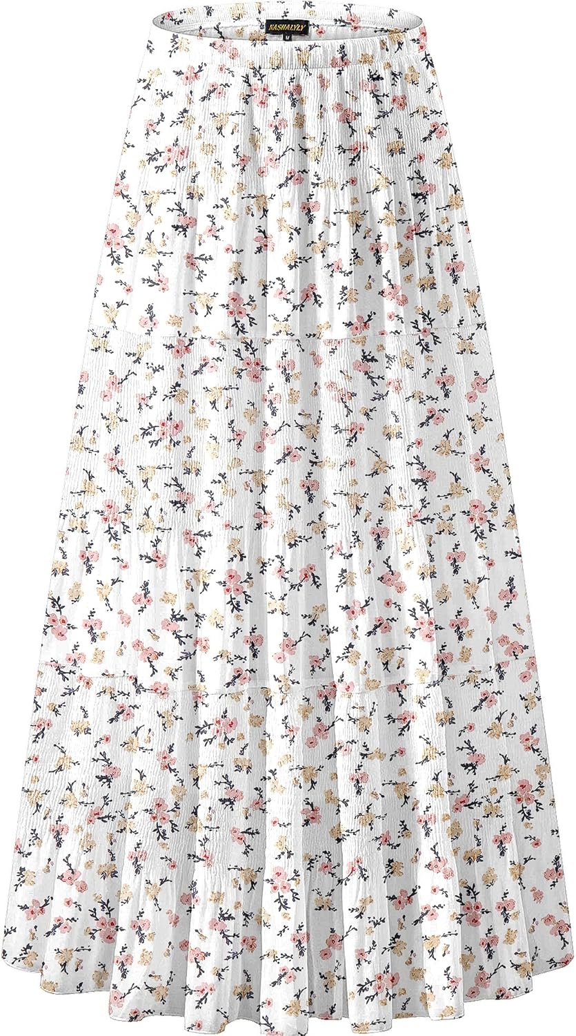 NASHALYLY pleated chiffon A-line maxi skirt, photo 12 of 54