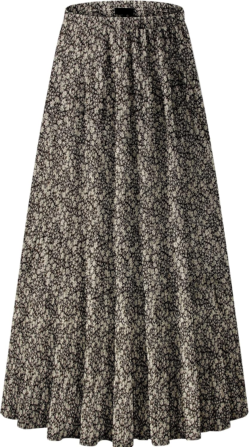 NASHALYLY pleated chiffon A-line maxi skirt, photo 9 of 54